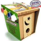 Paint Your Own Small Wooden Birdhouses (Includes Paints & Brushes) Gift Set Bundle - 3 Pack WoodArtSupply
