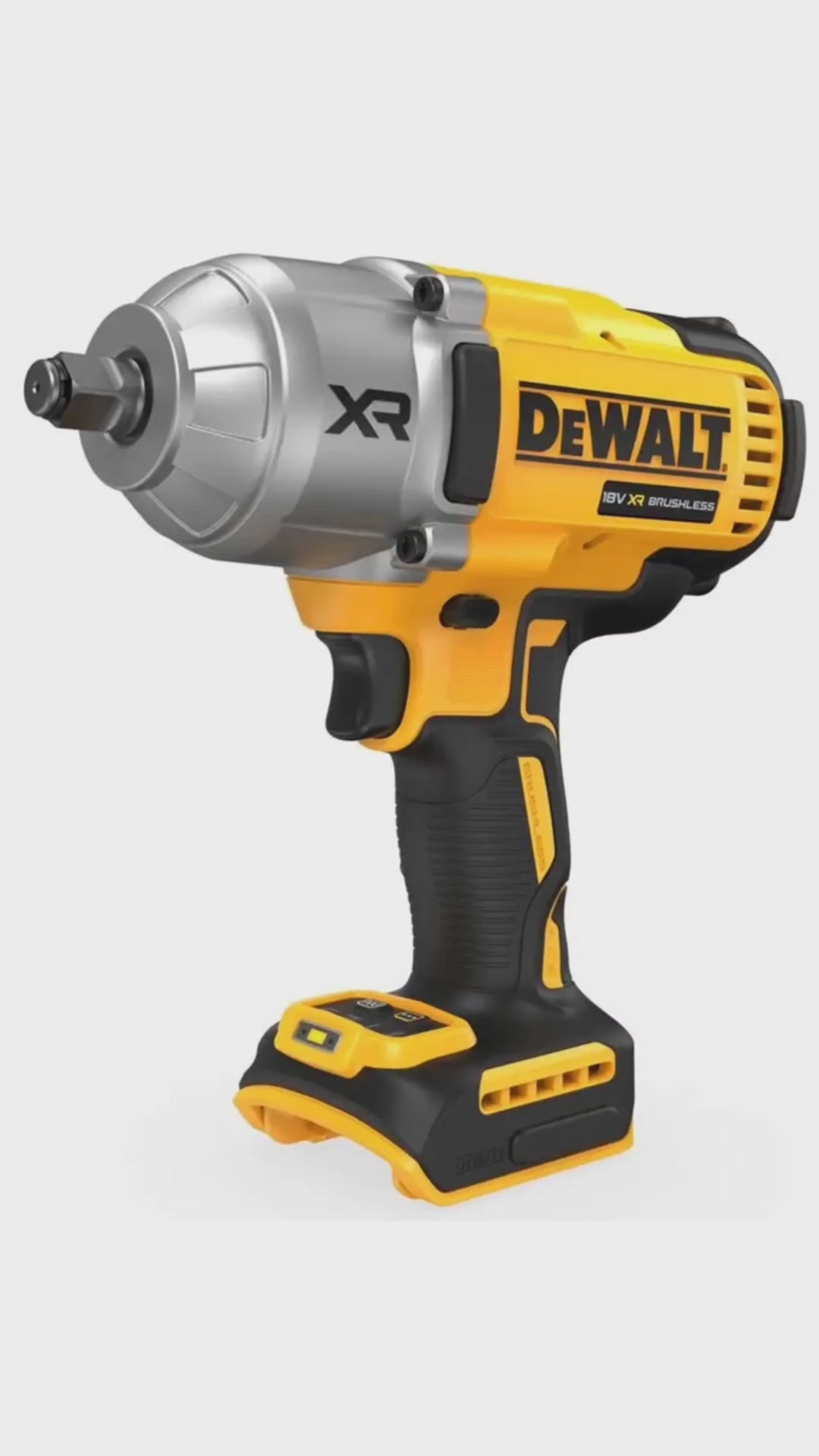 *DEWALT 20V MAX Cordless Impact Wrench Kit, 1/2" Hog Ring With 4-Mode Speed, Includes Battery, Charger and Bag (DCF900P1)