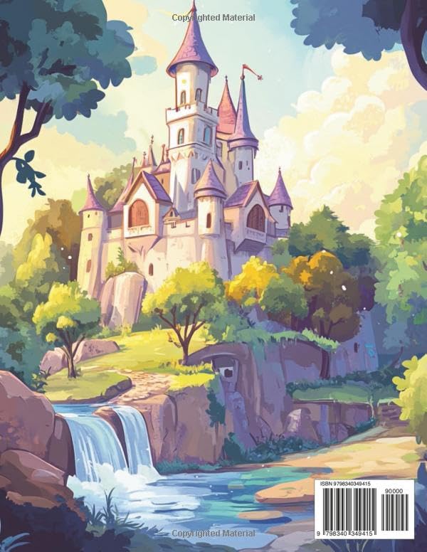 " PRINCESS" Coloring Book:: 50 Fun and Activities That Will Bloom With Different Colors From the Imagination of Cute Children, Age 4+ WoodArtSupply