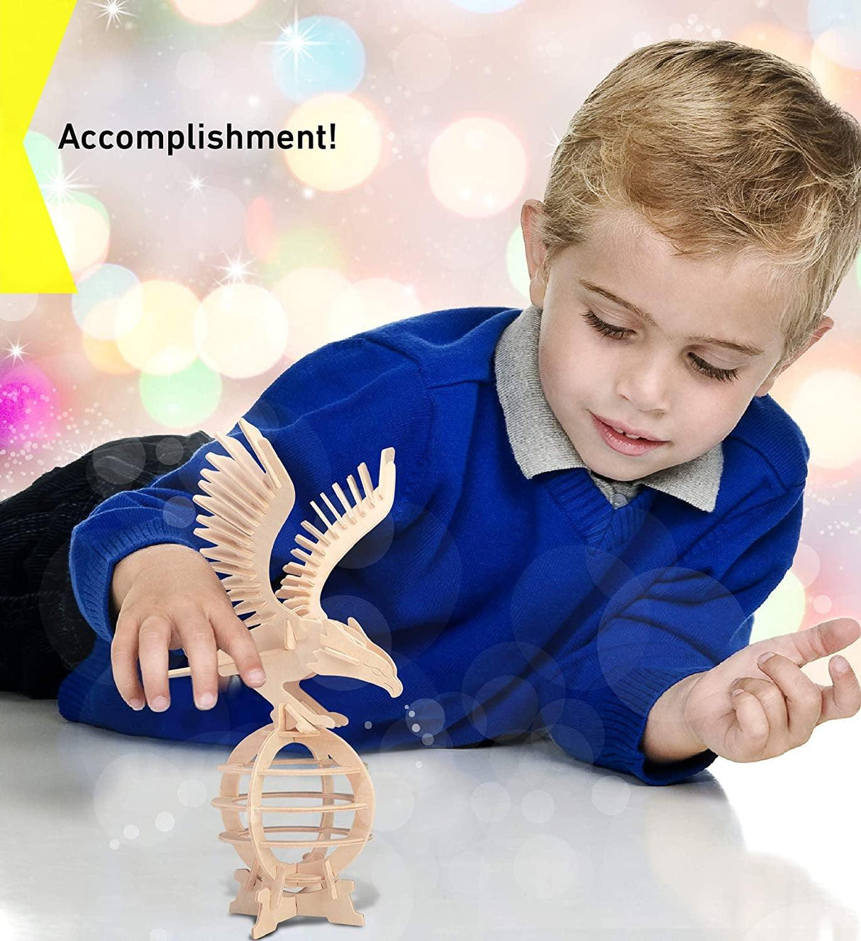 Eagle 3D Wooden Puzzle Craft Kit – Unique & Educational Model for Creative Minds WoodArtSupply