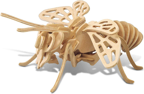 Honeybee 3D Wooden Puzzle Craft Kit - Unique Educational Model for All Ages WoodArtSupply