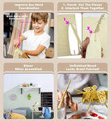 Honeybee 3D Wooden Puzzle Craft Kit - Unique Educational Model for All Ages WoodArtSupply