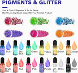 Resin Alphabet Mold Starter Kit 169 Pcs Letter Silicone Keychain Molds Reversed Backward Number Molds WoodArtSupply