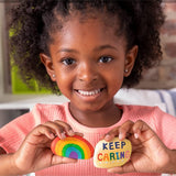 Rock Art Kit Painting Arts and Crafts Kit, 3 Pounds of Rocks and 12 Paints, Great Summer Activity WoodArtSupply