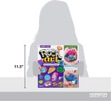 Rock Art Kit Painting Arts and Crafts Kit, 3 Pounds of Rocks and 12 Paints, Great Summer Activity WoodArtSupply