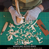 S01 Wood Spoon Carving Knives Set Spoon Making Tools Kit Whittling Knife Hook Knife Right-Handed Bowl Cup WoodArtSupply