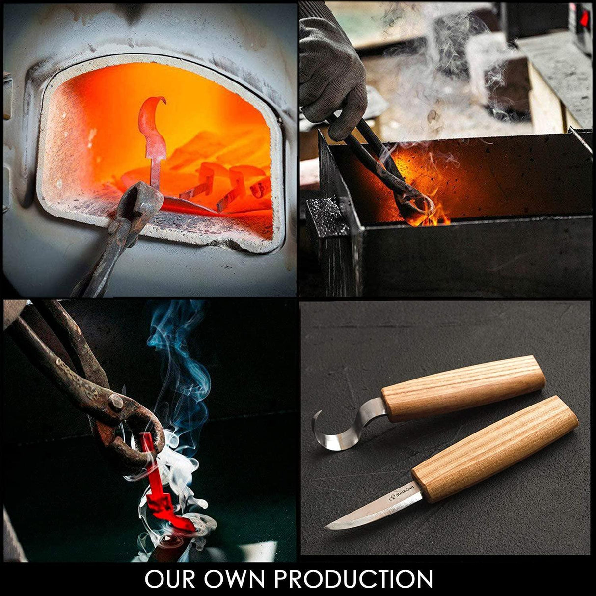 S01 Wood Spoon Carving Knives Set Spoon Making Tools Kit Whittling Knife Hook Knife Right-Handed Bowl Cup WoodArtSupply