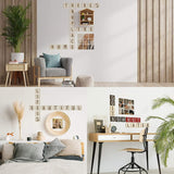 Unfinished Wood Pieces, 50Pcs 4 X 4 Inch Blank Natural Wood Square Wooden Cutouts Board WoodArtSupply