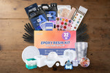 32 oz Epoxy Resin Kit with Molds for Beginners, Dried Flowers, Measuring Cups & Complete Resin Craft Supplies WoodArtSupply