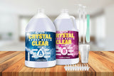 2 Gallon Crystal Clear Epoxy Resin, Food‑Safe 1:1 Mix with Pump for Coating & Casting WoodArtSupply