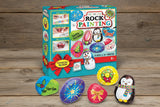 Holiday Rock Painting Kit for Kids — Paint, Decorate & Hide 10 Christmas Rocks, DIY Craft Set for Creativity & Kindness (Ages 6+) WoodArtSupply