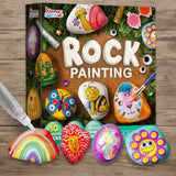 Rock Painting Kit for Kids – DIY Arts & Crafts Set for Girls & Boys Ages 6–12 WoodArtSupply