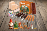 Wood Carving Kit for Beginners – Whittling Tools and Wood Blocks – Craft Gift for Girls, Boys, Women & Men WoodArtSupply