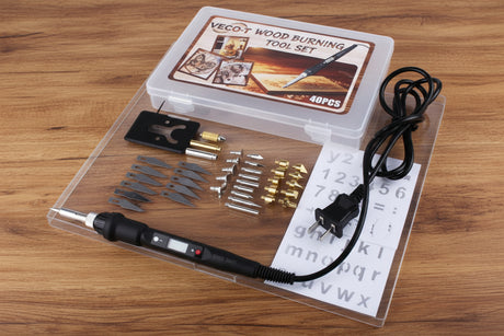 40Pcs Wood Burning Kit, Craft Culture Burning Tools for Beginners WoodArtSupply