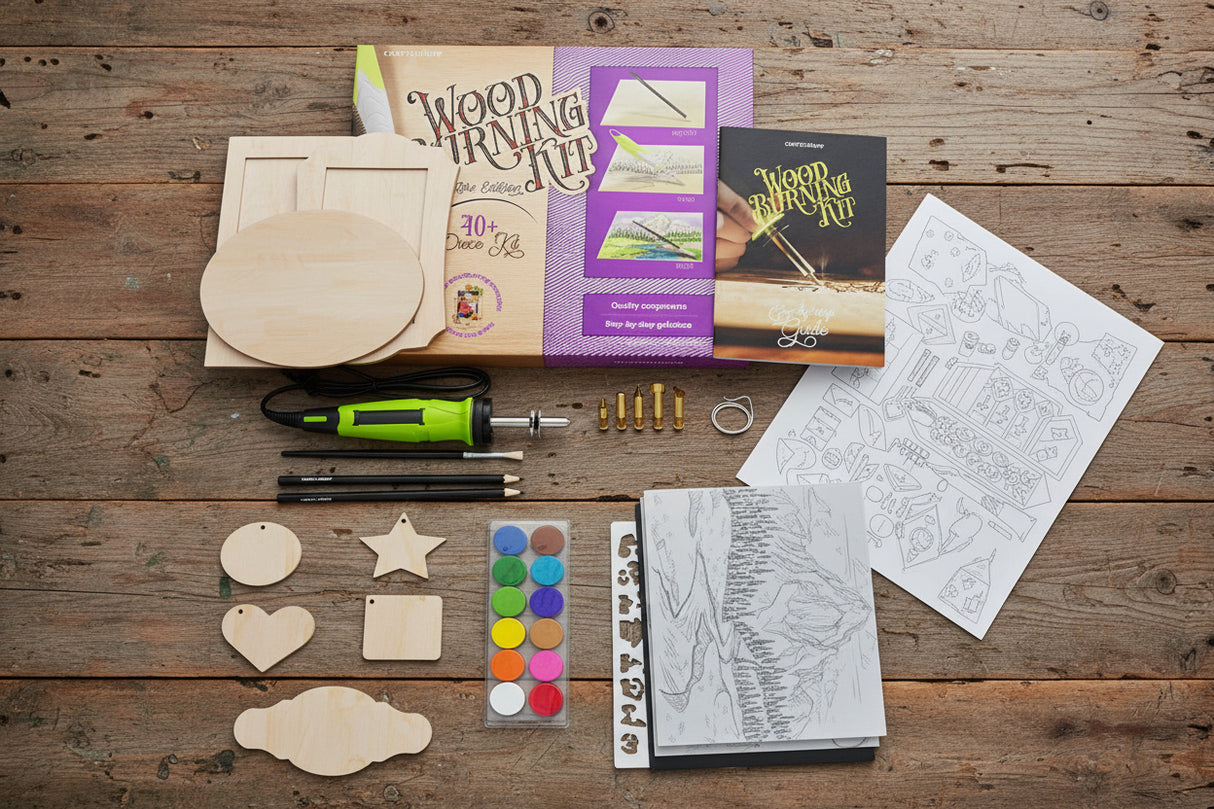 Beginners Wood Burning Kit for Kids, Teenage Boys & Girls WoodArtSupply