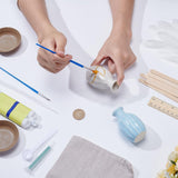 WEBEEDY Kintsugi Repair Kit Gold 17 Pcs Japanese Ceramic Repair Kit Restore Broken Ceramics with Gold Dust for DIY Kintsugi Repair Starter,Japanese Art Gift for Broken Ceramics Glass Jade Sculptures WEBEEDY