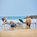 #WEJOY 2 Pack Outdoor Chaise Lounge Chair - Portable Folding Patio Pool Lounge Chair, 5 Positions Adjustable Reclining Camping Chair with Side Table,Shoulder Strap, Pillow for Beach Sunbathing Lawn #WEJOY