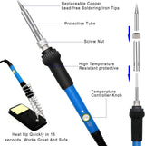 Wood Burning Kit 95Pcs Soldering Pyrography Pen with Adjustable On-Off Switch Control Temperature Tool WoodArtSupply