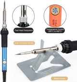 Wood Burning Kit, Tool Adjustable Temperature Woodburning Pyrography Pen Kit for Adults 46 Pcs WoodArtSupply