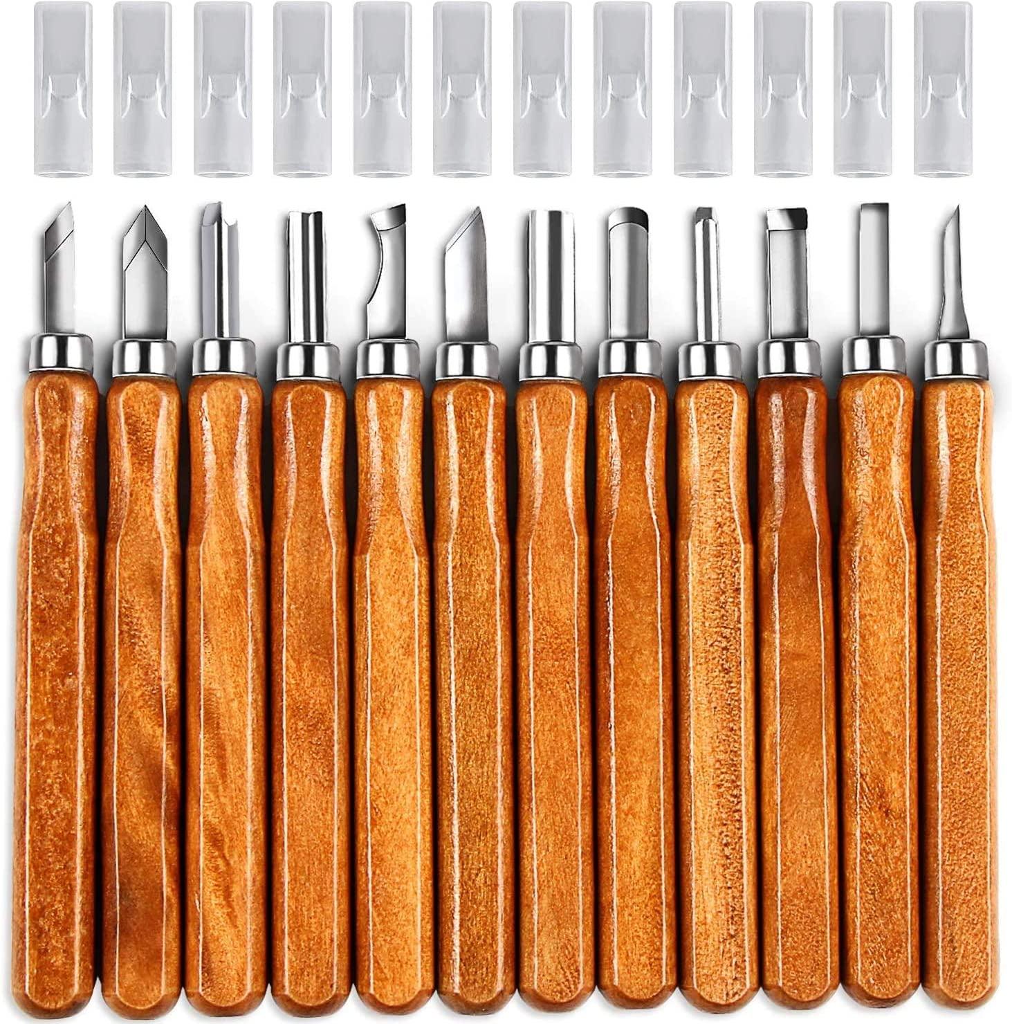 Wood Carving Tools Knife Set 20PCS DIY Wood Carving Kit for Beginners  Woodworking Knife Kit with Detail Wood Carving Tools, Whittling Knife