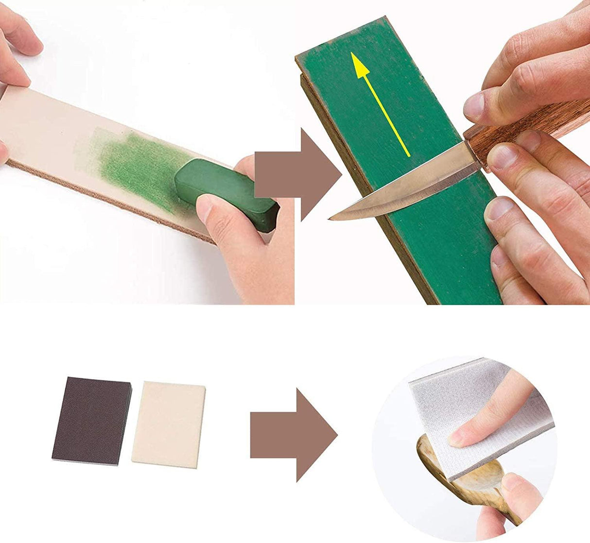 Wood Carving Tools 12-In-1 Wood Kit with Hook Knife, Whittling Knife, Chip Knife, Gloves, Knife Sharpener for Spoon, Bowl, Kuksa Cup WoodArtSupply