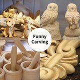 Wood Carving Tools 12-In-1 Wood Kit with Hook Knife, Whittling Knife, Chip Knife, Gloves, Knife Sharpener for Spoon, Bowl, Kuksa Cup WoodArtSupply