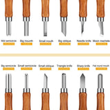 Wood Carving Tools, 12 Set SK2 Carbon Steel Sculpting Knife Kit for Beginners & Professions WoodArtSupply