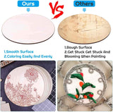 Wood Circles for Crafts, 12 Pack 12 Inch Unfinished Wood Rounds Wooden Cutouts Crafts WoodArtSupply