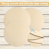 Wood Circles for Crafts,12 Pack 12 Inch Unfinished Wood Blank Rounds Wooden Cutouts WoodArtSupply