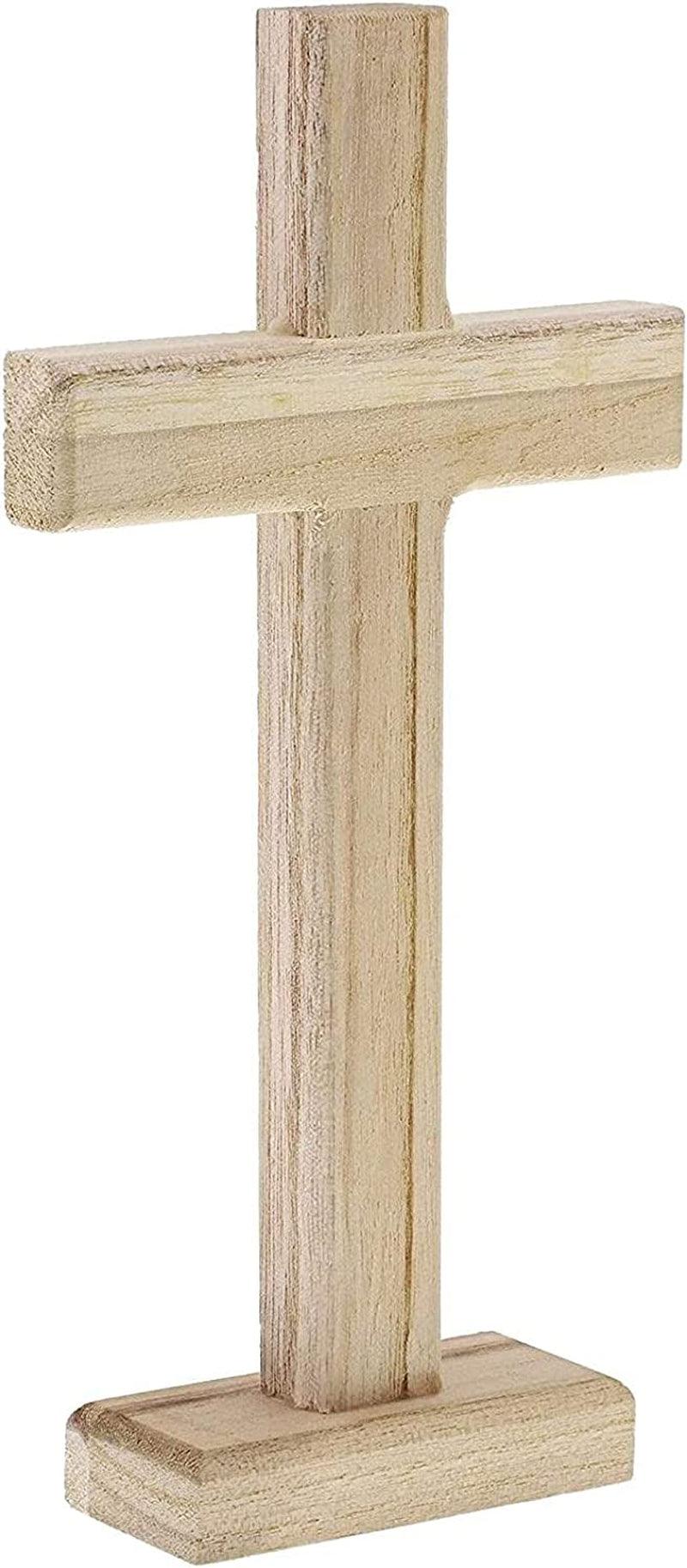 Wood Crosses for Crafts, Wooden Cross (8.7 In, 3-Pack) WoodArtSupply