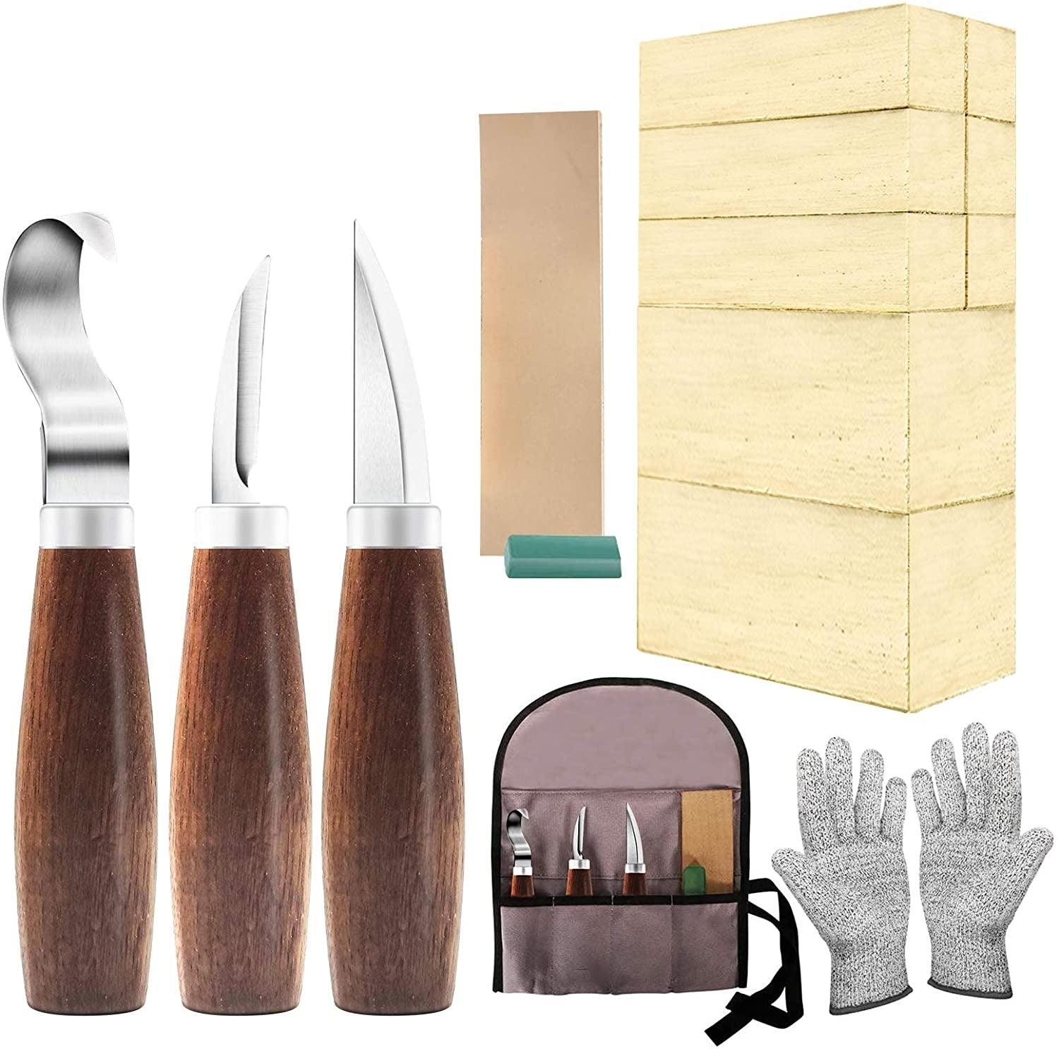 IMYMEE Wood Whittling Kit for Beginners-Complete Whittling Set with 4pcs  Wood Carving Knives & 8pcs Basswood Wood Blocks-Perfect Wood Carving Kit  Set-Includes Wood Carving Tools for Adults and Kids - Coupon Codes