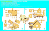StonKraft Beach House Wooden 3D Puzzle Kit - DIY Home Decor & Construction Toy WoodArtSupply