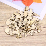 Wooden Animals and Plants Shaped Cutouts Wood Ornament for Crafts Projects, Home/Party Decorations WoodArtSupply