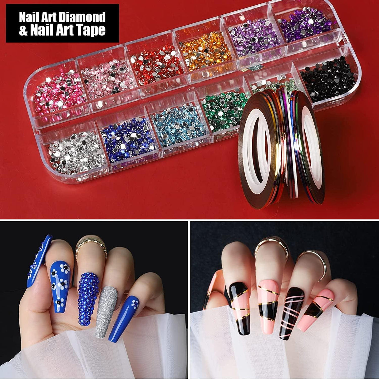 Glitter & Sticker, Nail Art Brushes for Beginners Nail Dotting Tool WoodArtSupply