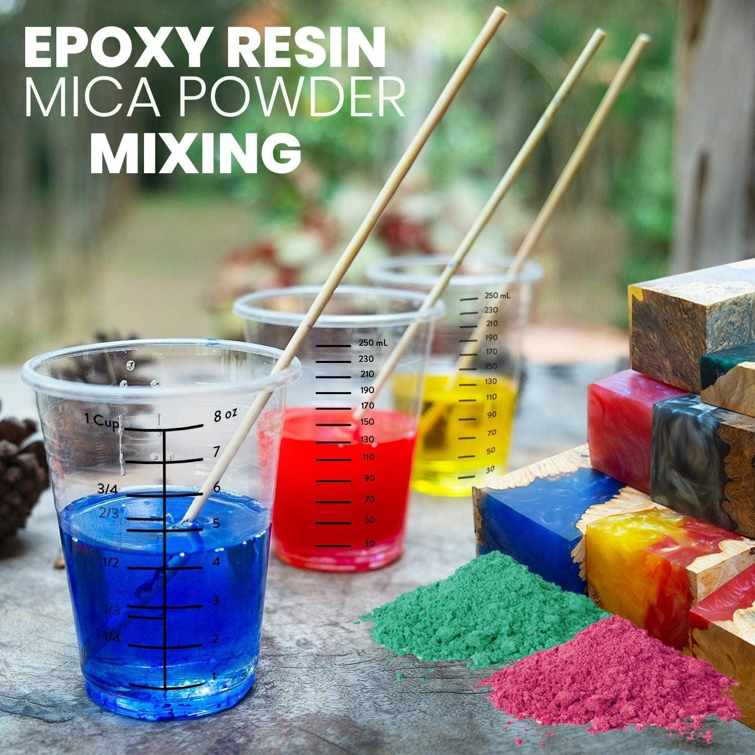 Prestee 50 Disposable Measuring Cups - 8 Oz, Resin Mixing Cups For Epoxy  Resin, Plastic Measuring Cups, Liquid Measuring Cups Plastic, Dry  Measuring Cups