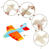 20 Pack DIY Model Wooden Airplane Nature Wood Plane Balsa Wood Planes Handicraft Plane WoodArtSupply