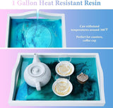 Epoxy Resin 1 Gallon - Crystal Clear Epoxy Resin Kit - Self-Leveling, High-Glossy, No Yellowing, No Bubbles Casting Resin Perfect for Crafts, Table WoodArtSupply