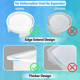 18 Pieces Resin Coaster Molds, Coaster Molds for Epoxy Resin, Coaster Resin Mold with Storage Box Mold for DIY Art Craft Cup Mats WoodArtSupply