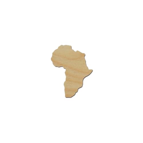 Africa Country Wood Craft Unfinished Wooden Cutout Art DIY Wood Sign Inspirational Farmhouse Wall Plaque Rustic Home Decor for Bedroom Living Room - WoodArtSupply