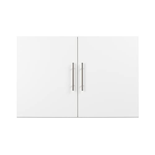 Prepac HangUps Upper Storage Cabinet - Elegant and Spacious Wall Cabinets to Maximize Your Storage, 36" Size, Classic White Finish