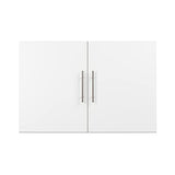 HangUps Upper Storage Cabinet - Sleek 36" Wall-Mounted Solution in Classic White Finish Prepac