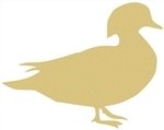 Duck Cutout Unfinished Wood Quack Bill Flying Duckling Goose Gander Animal MDF Shape Canvas Style 1 Diverse Woodworking