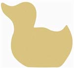 Duck Cutout Unfinished Wood Quack Bill Flying Duckling Goose Gander Animal MDF Shape Canvas Style 2 - WoodArtSupply