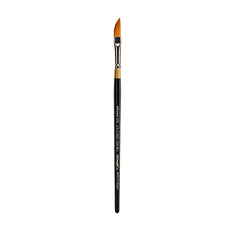 KINGART Premium Original Gold 9800-1/4 Dagger Striper Series Artist Brush, Golden Taklon Synthetic Hair, Short Handle, for Acrylic, Watercolor, Oil KINGART