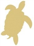 Sea Turtle Cutout Unfinished Wood Ocean Nautical Beach House Vacation Decor MDF Shape Canvas Style 1 (6") - WoodArtSupply