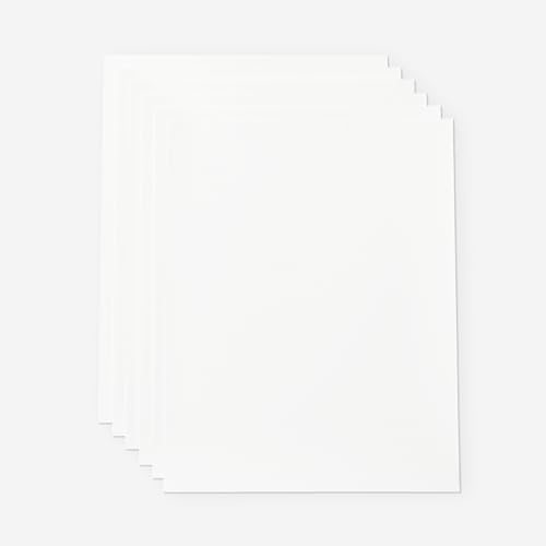 Cricut Printable Vinyl - US Letter Size (12 Ct), Printable Vinyl for Stickers, Labels, Vinyl Paper for Inkjet Printer, Compatible with Cricut Maker, Cricut