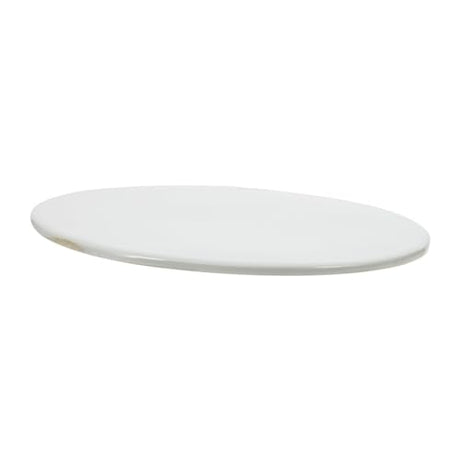 Tofficu Pottery White White Serving Platters Unfinished Ceramic Tiles Unfinished Ceramic Plate Dinner Decoracion para Mesa De Comedor Hand Ceramic Tofficu