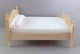 Dolls House Unfinished 1:12 Bedroom Furniture Natural Wood Spindle Double Bed Melody Jane Dolls Houses