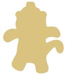 Sock Monkey Cutout Unfinished Wood Kids Room Nursery Daycare Door Hanger MDF Shape Canvas Style 1 (6") Diverse Woodworking