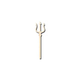 Unfinished Wood Trident Shape - Ocean - Neptune - Craft - up to 24" DIY 18" / 3/4" 24 Hour Crafts